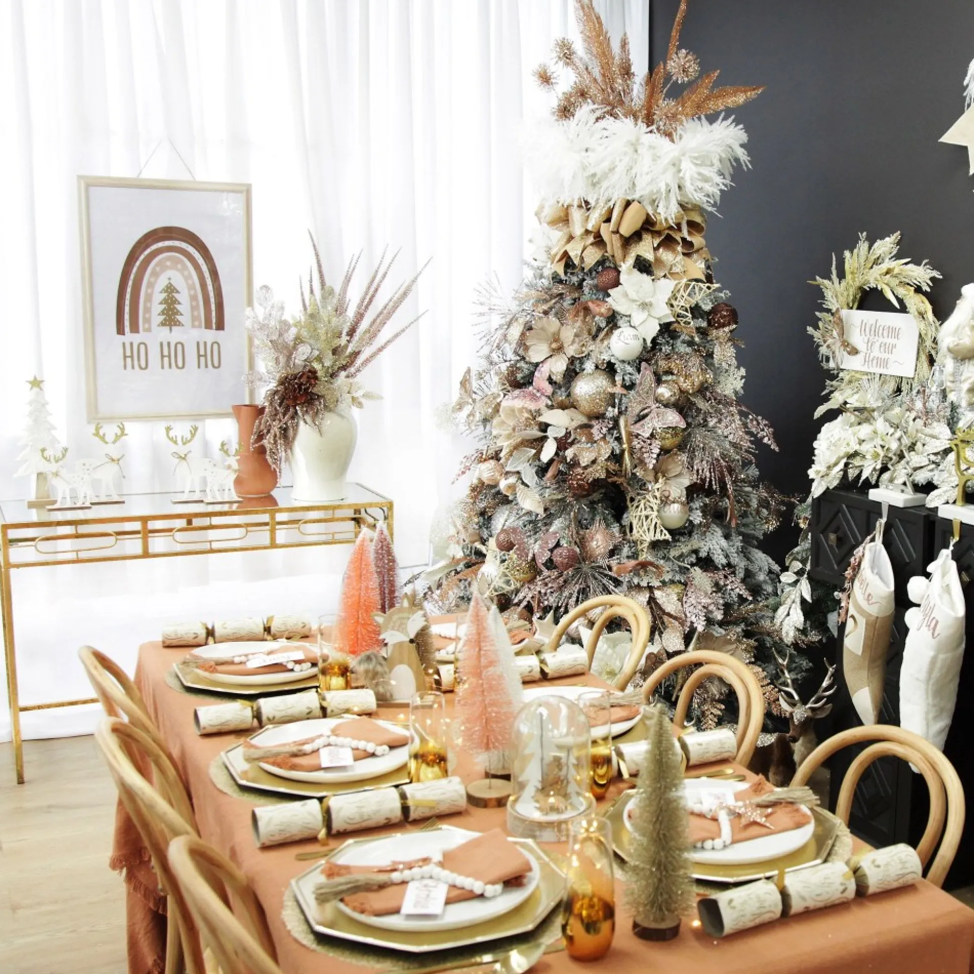 Large Pink with Gold Glitter Butterfly Clip Butterflies And Birds|