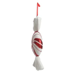 Large Red and White Swirl Peppermint Candy Hanging Christmas Decoration Christmas Tree Decorations|