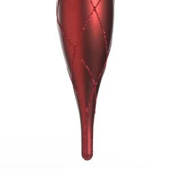 Large Red Christmas Long Drop Decoration - Set of 3 Finials And Drops|