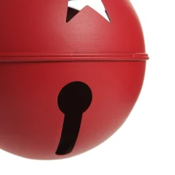 Large Red Metal Bell Decoration Christmas Bells And Bows|