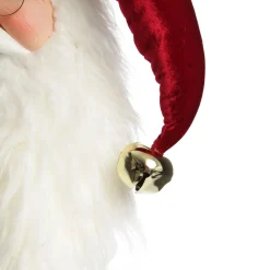 Large Santa Head with Burgundy Hat Christmas Wall Hanging Wall Hangings And Signs|