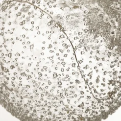 Lightup Clear Glass Glitter Bauble Decorative Christmas Baubles|