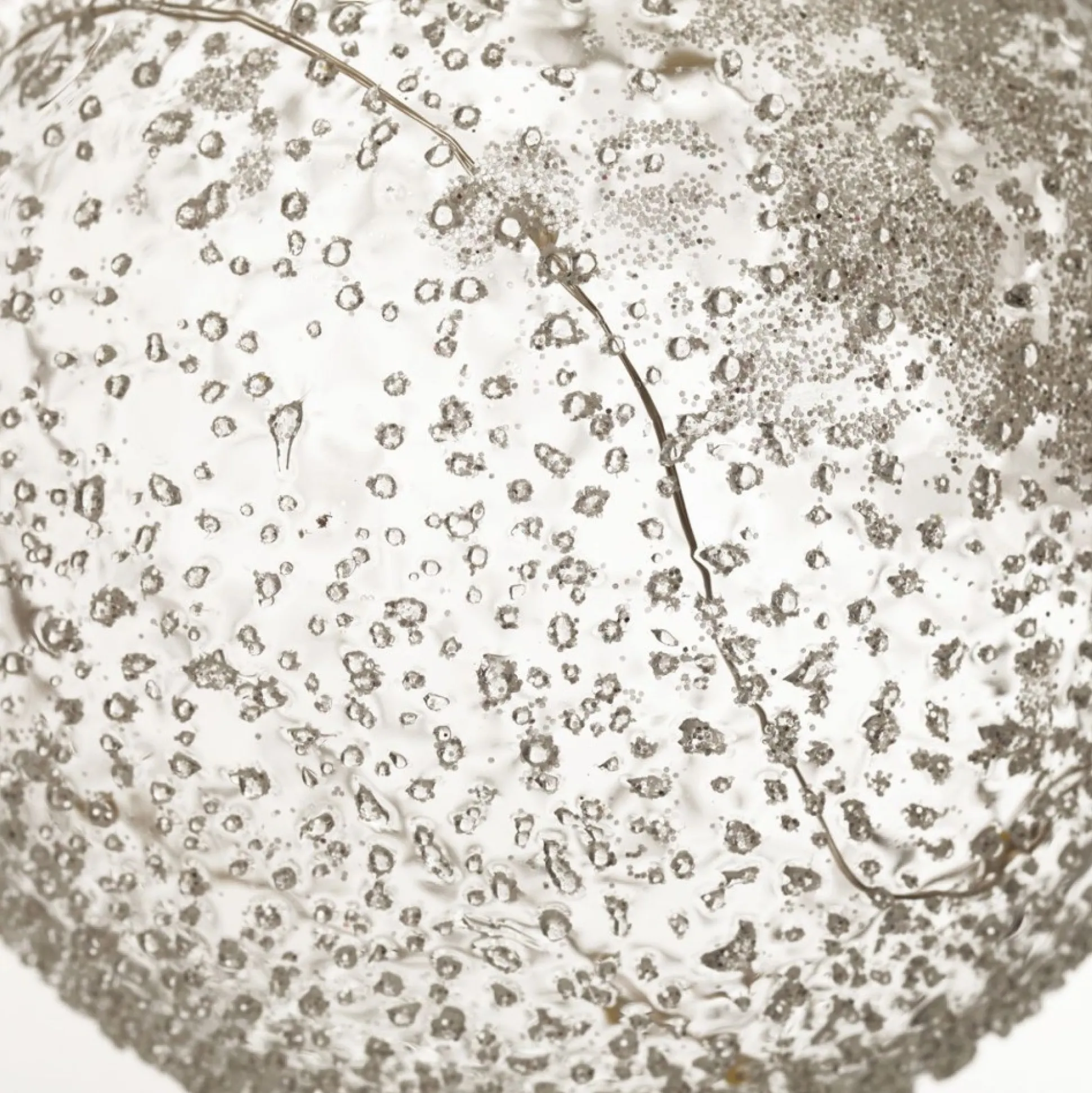 Lightup Clear Glass Glitter Bauble Decorative Christmas Baubles|