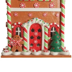 Lightup Gingerbread House Christmas Ornament Light-Up Scenes And Ornaments|