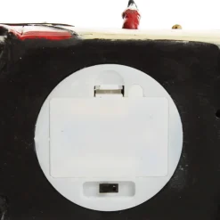 Lightup Santa in Car with Christmas Tree on Roof Ornament Light-Up Scenes And Ornaments|