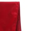 Luxe Dark Red Velvet Lined Table Runner Christmas Table Decor|
