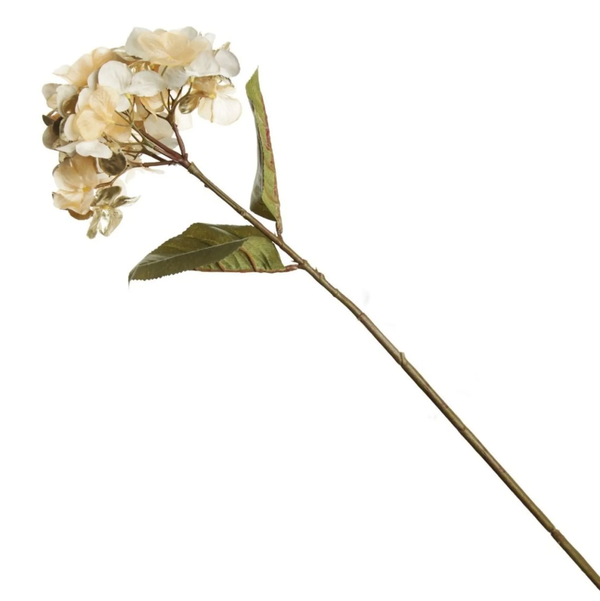Luxe Gold Hydrangea Flower Stem Christmas Flowers|