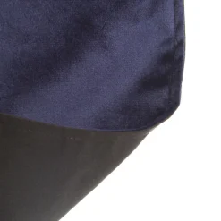 Luxe Navy Blue Velvet Lined Table Runner Christmas Table Decor|