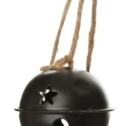 Matt Black Bell Trio Christmas Bells And Bows|