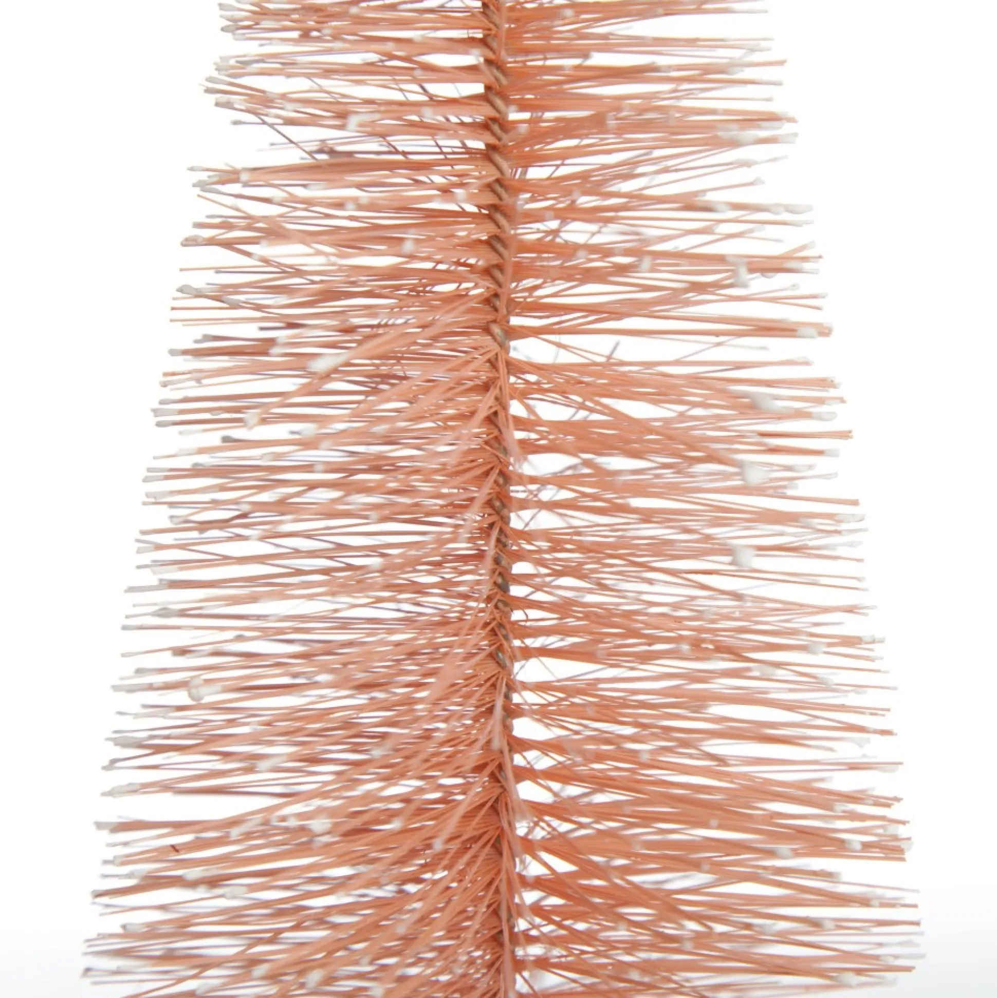 Medium Coral Wire Christmas Tree with Wood Base Table Top Christmas Trees|