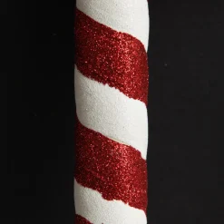 Medium Glitter Candy Cane Decorations - Set of 2 Christmas Tree Decorations|