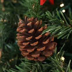 Medium Natural Real Pine Cones - Pack of 4 Pinecones And Acorns|