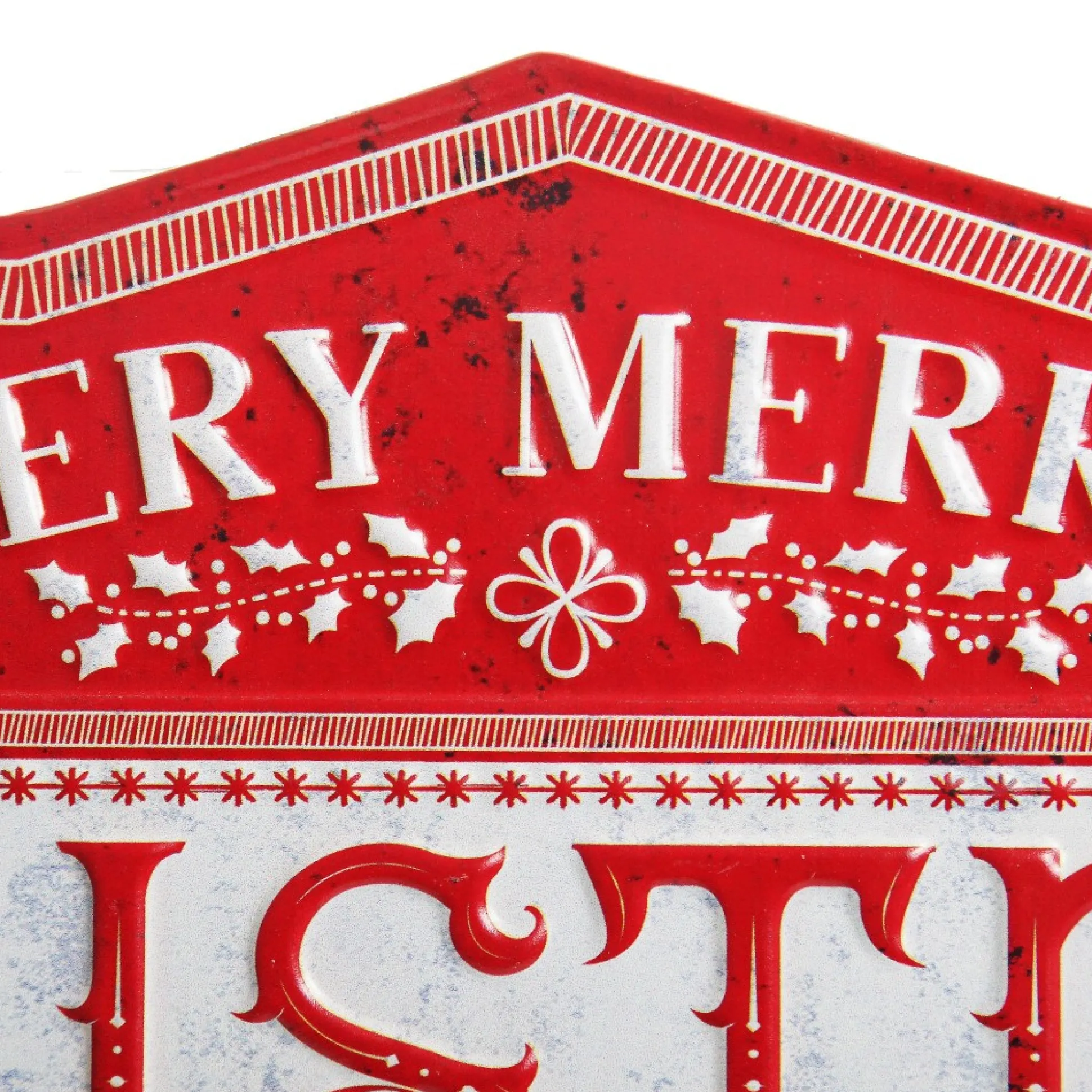 Merry Christmas and Happy New Year Retro Metal Christmas Sign Wall Hangings And Signs|