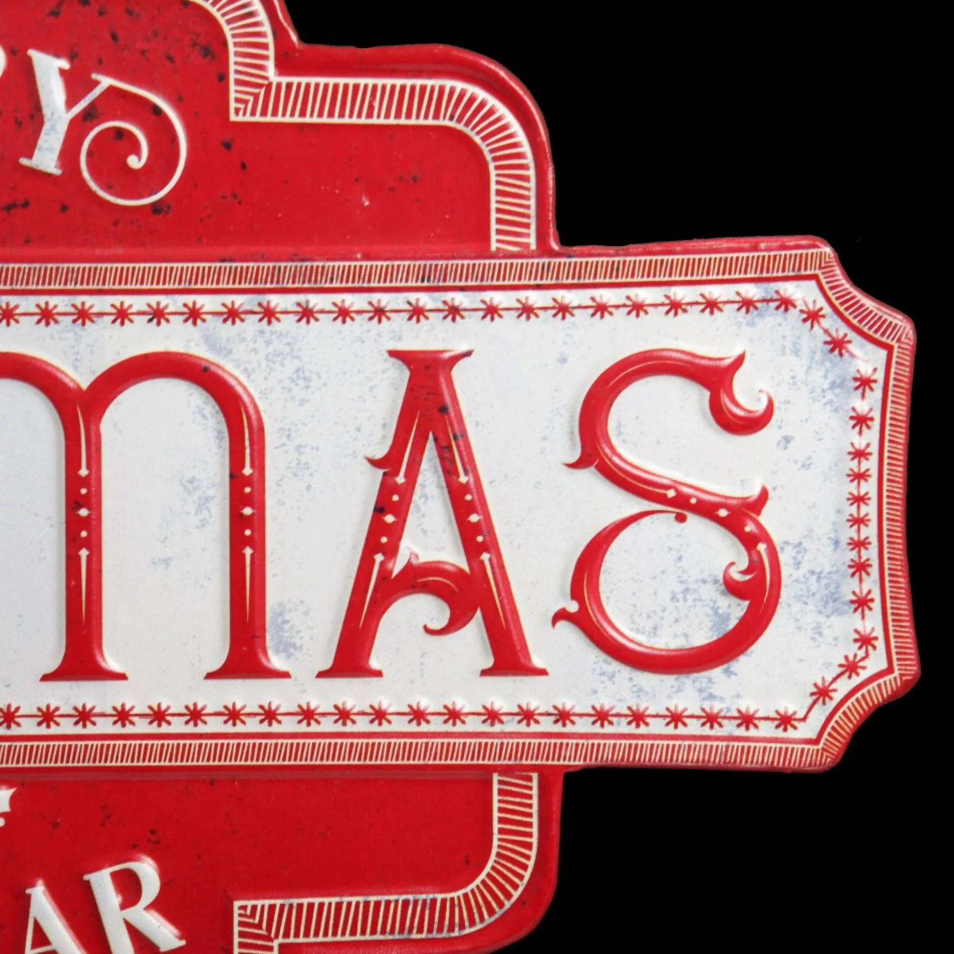 Merry Christmas and Happy New Year Retro Metal Christmas Sign Wall Hangings And Signs|