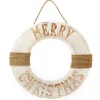 Merry Christmas Life Buoy Beach Wreath Christmas Wreaths|