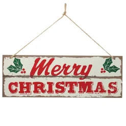 Merry Christmas Wooden Christmas Sign Wall Hangings And Signs|