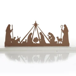 Metal Cutout Nativity Scene Ornament Christmas Ornaments|