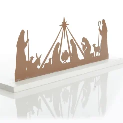Metal Cutout Nativity Scene Ornament Christmas Ornaments|