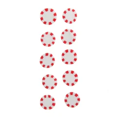 Mini Peppermint Lollies - Bag of 10 Christmas Craft Supplies|