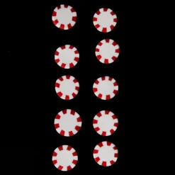 Mini Peppermint Lollies - Bag of 10 Christmas Craft Supplies|