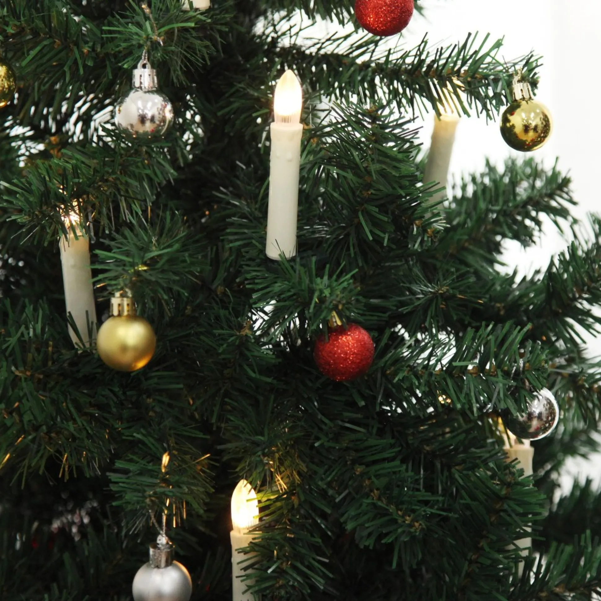 Mini Shatterproof Christmas Baubles - Pack of 12 Craft Baubles|