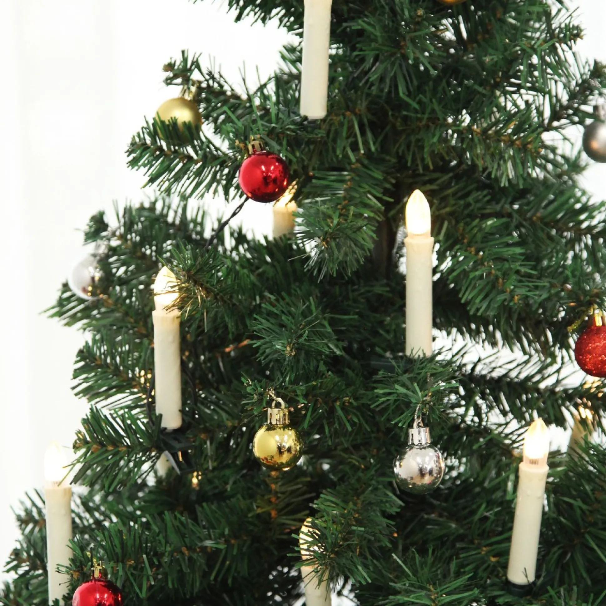 Mini Shatterproof Christmas Baubles - Pack of 12 Craft Baubles|