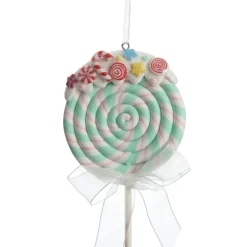 Mint Candy Swirl Lollipop Christmas Tree Decoration Christmas Tree Decorations|