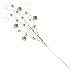 Mint Glitter Ball Spray Pick Christmas Tree Picks|