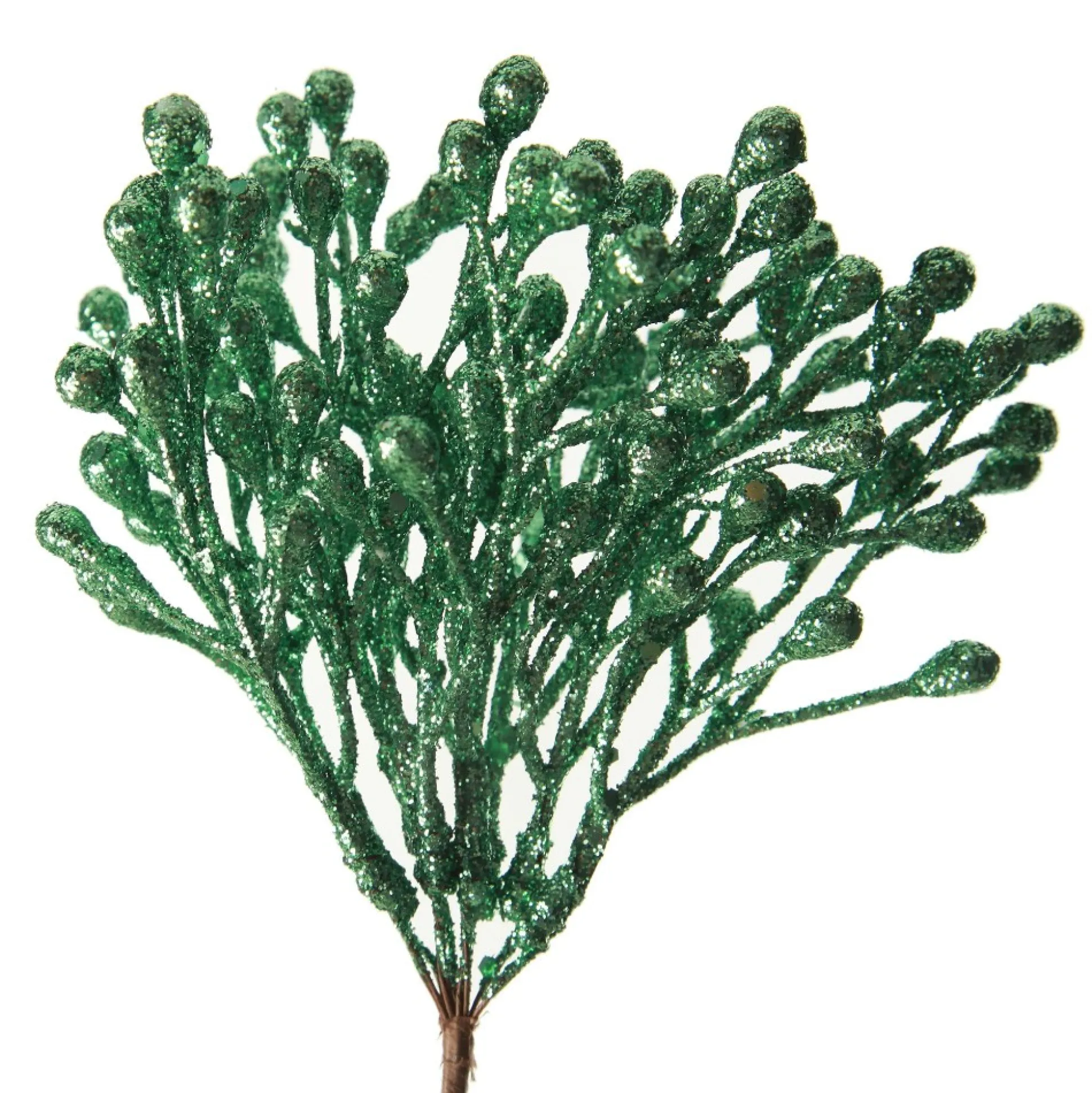 Mint Glitter Berry Pick - Set of 2 Christmas Pick|