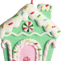 Mint Green Candy Gingerbread House Tree Decoration Christmas Tree Decorations|