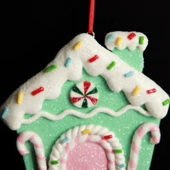 Mint Green Candy Gingerbread House Tree Decoration Christmas Tree Decorations|