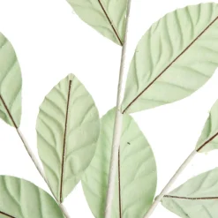 Mint Green Glitter Leaf Spray Christmas Pick|