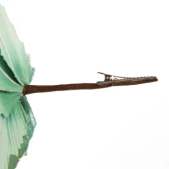 Mint Poinsettia Flower Clip Christmas Flowers|