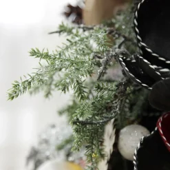 Mixed Pine and Cone Snowy Christmas Spray Christmas Sprays|