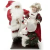 Mr and Mrs Claus Lightup Ornament Christmas Ornaments|