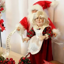 Mr and Mrs Claus Lightup Ornament Christmas Ornaments|