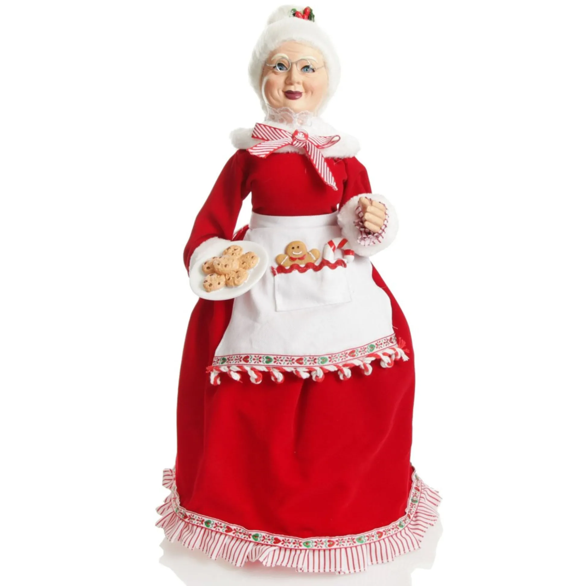 Mrs Claus Baking Christmas Ornament Christmas Figurines|
