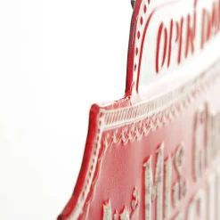 Mrs Claus Kitchen Retro Metal Christmas Sign Wall Hangings And Signs|