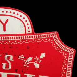 Mrs Claus Kitchen Retro Metal Christmas Sign Wall Hangings And Signs|