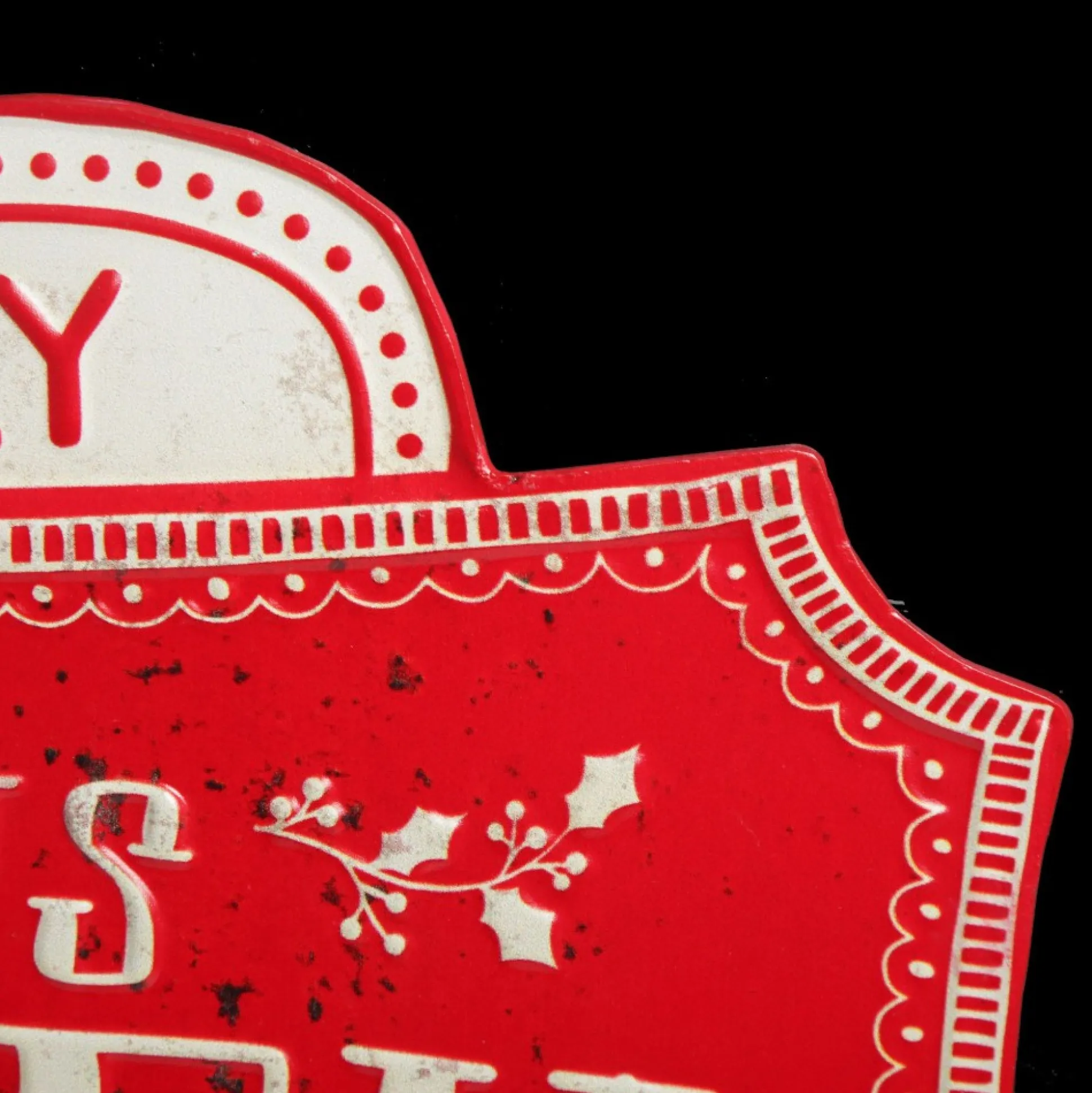 Mrs Claus Kitchen Retro Metal Christmas Sign Wall Hangings And Signs|