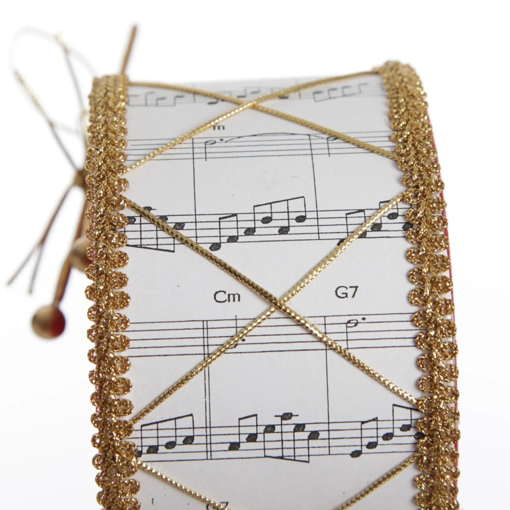 Musical Note Christmas Drum Tree Decoration Christmas Tree Decorations|