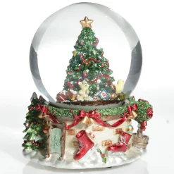 Musical Snowglobe Winter Christmas Tree Scene Christmas Snowglobes|
