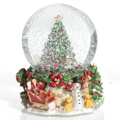 Musical Snowglobe Winter Christmas Tree Scene Christmas Snowglobes|