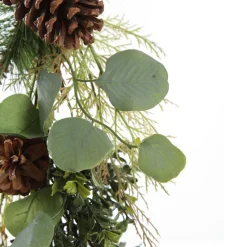 Native Eucalyptus Leaf Christmas Spray with Pinecones Christmas Sprays|