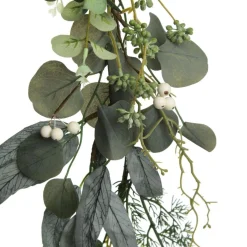 Native Eucalyptus Leaf Christmas Garland with White Berries Christmas Garlands|