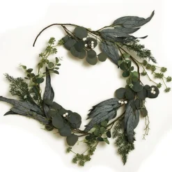 Native Eucalyptus Leaf Christmas Garland with White Berries Christmas Garlands|