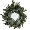 Native Eucalyptus Leaf Christmas Wreath with White Berries Christmas Wreaths|