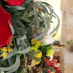 Native Eucalyptus Leaf Spray with Gumnuts Christmas Sprays|