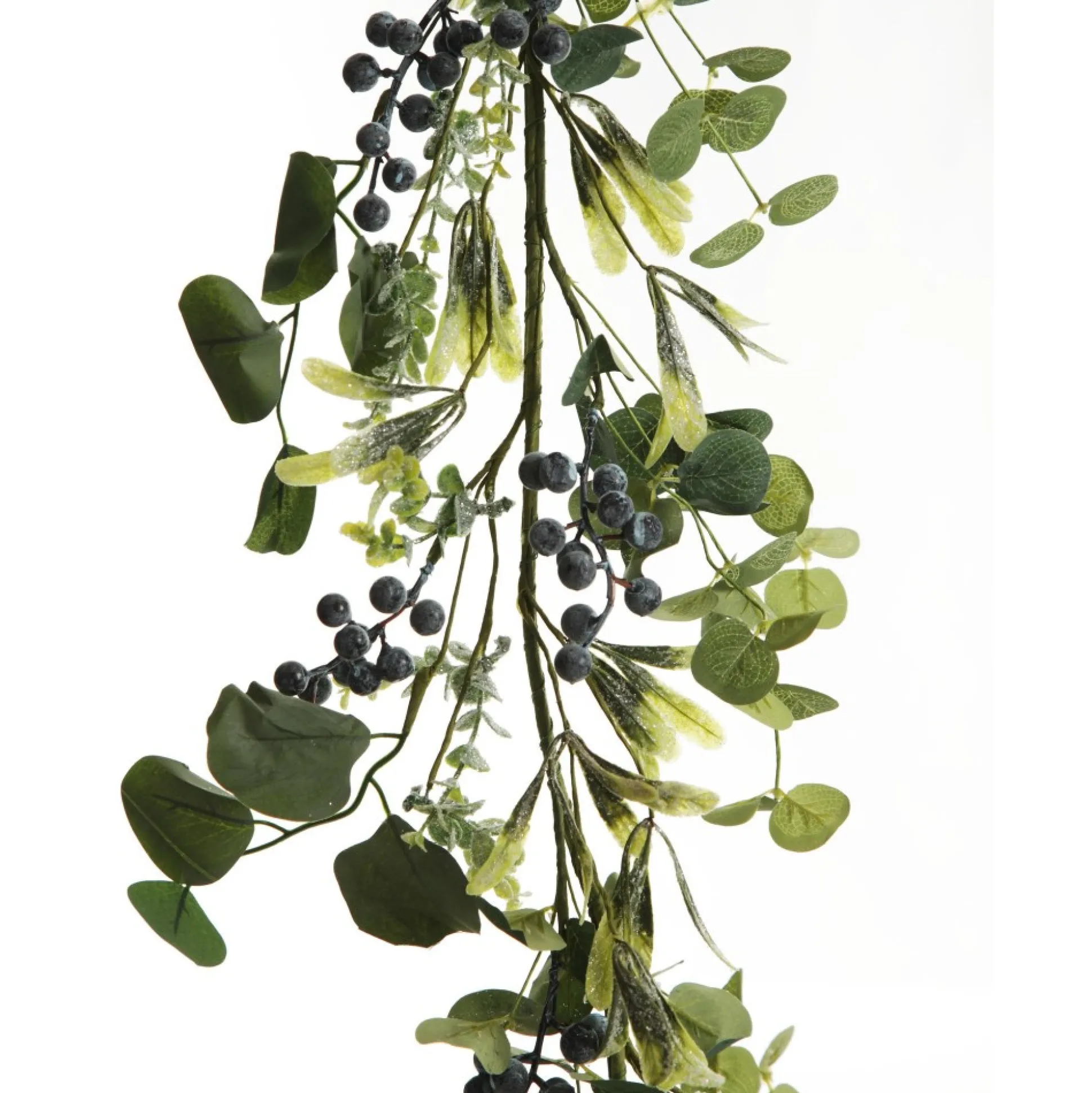 Native Mixed Leaf Garland with Blueberries Christmas Garlands|