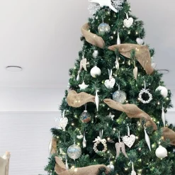 Natural Burlap Garland Tree Garlands|